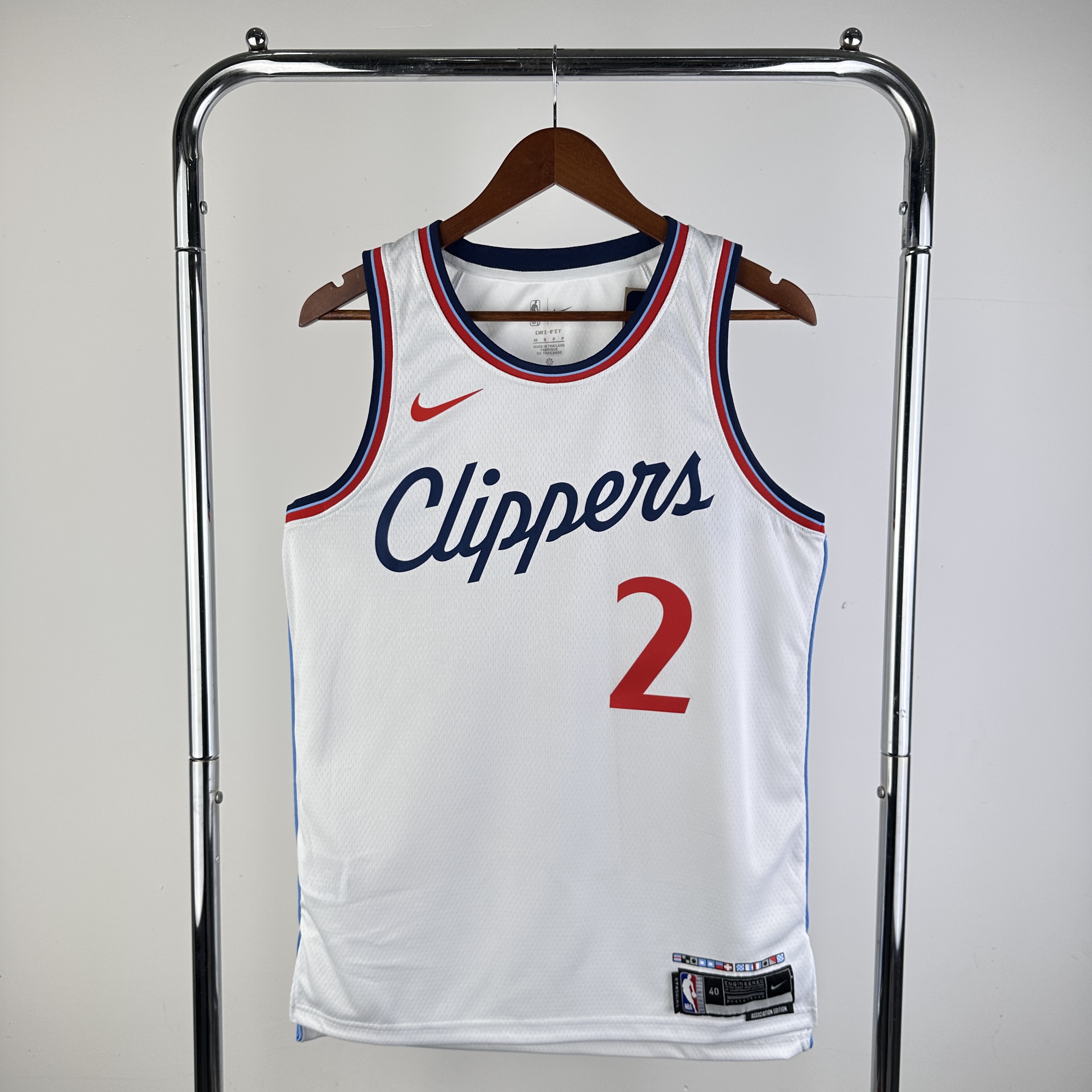 Men Los Angeles Clippers #2 Leonard White Season Nike 2025 NBA Jersey